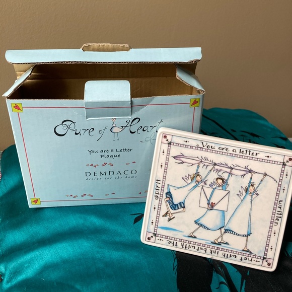 Pure of Heart Plaque, Demdaco, stocking stuffer - Picture 2 of 3